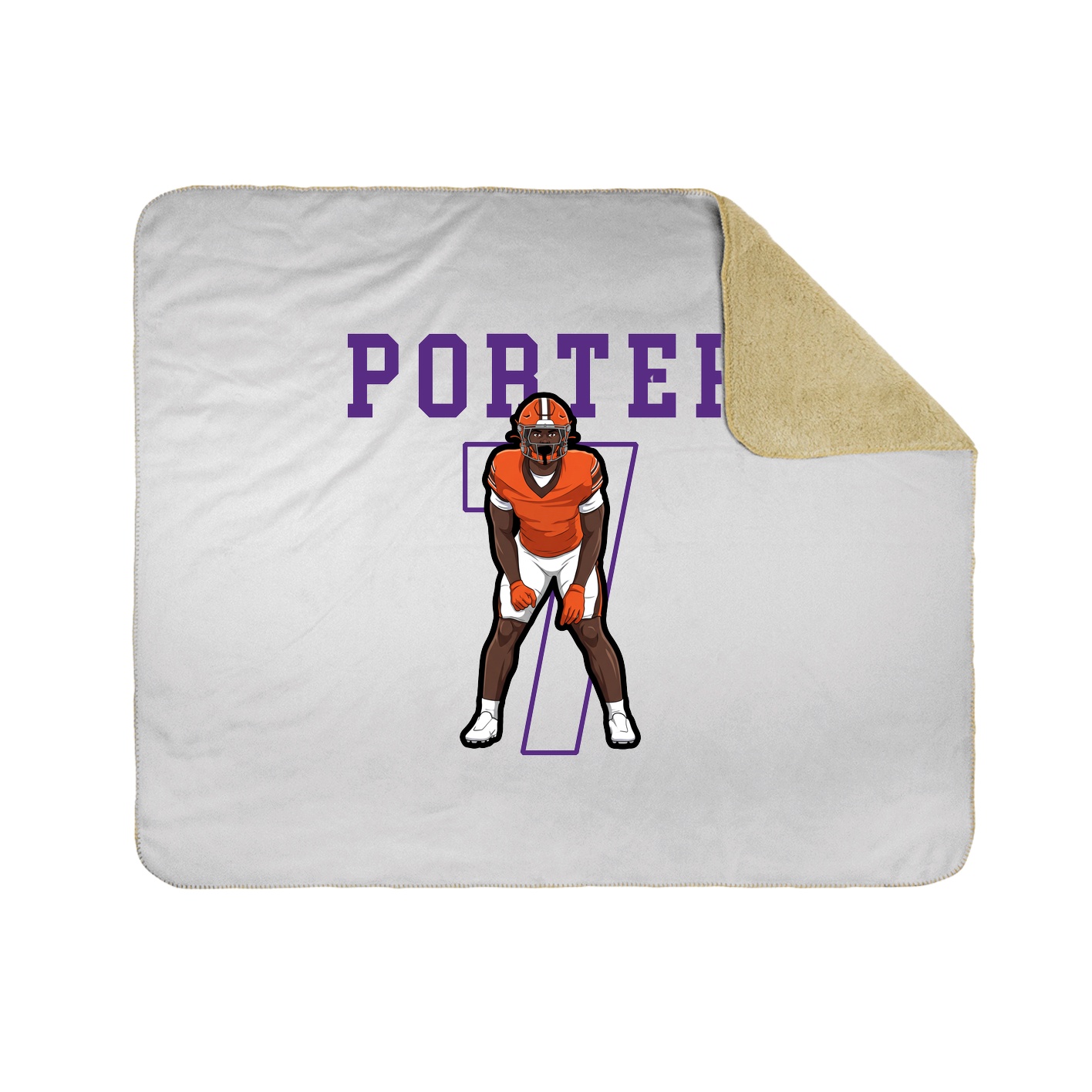 Throw Blanket — Shirsey in White