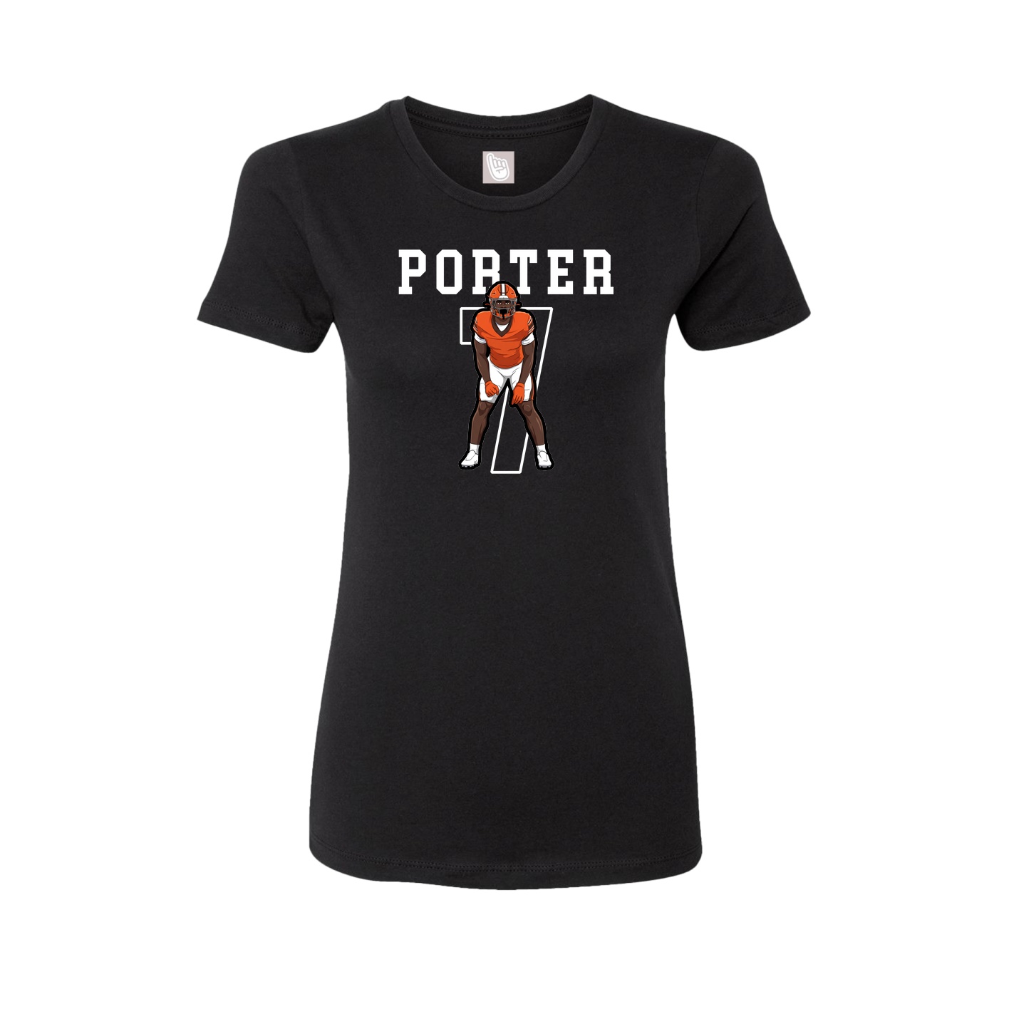 Fitted Women's Tee — Shirsey in Black