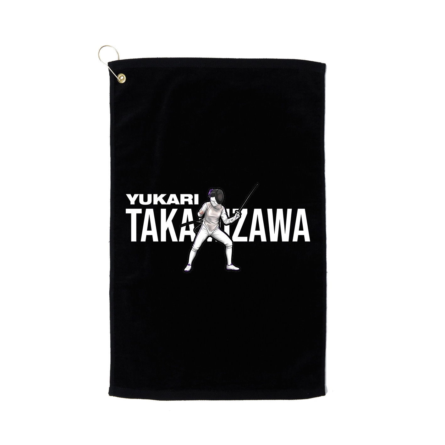 Golf Towel — Player Name in Black