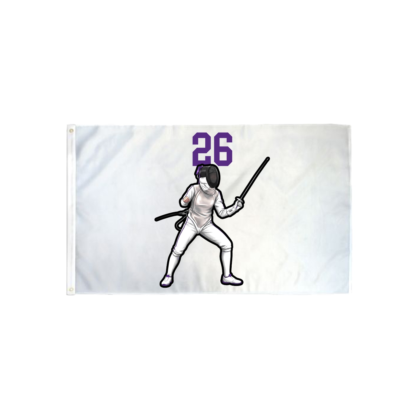 3x5 Flag — Number Top in Classic