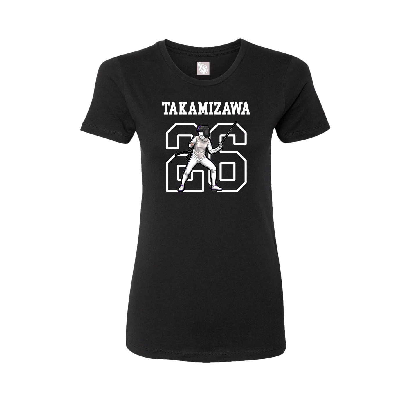 Fitted Women's Tee — Shirsey in Black