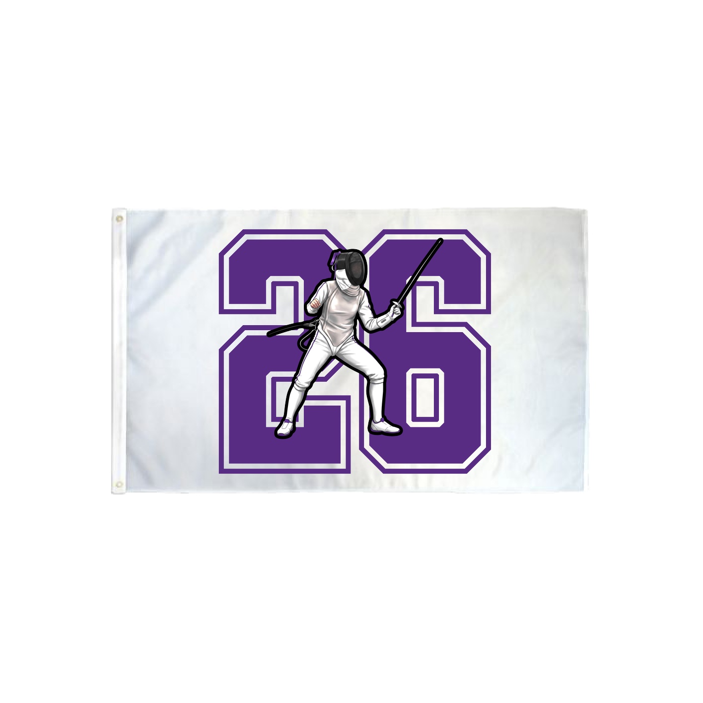3x5 Flag — Number in Classic