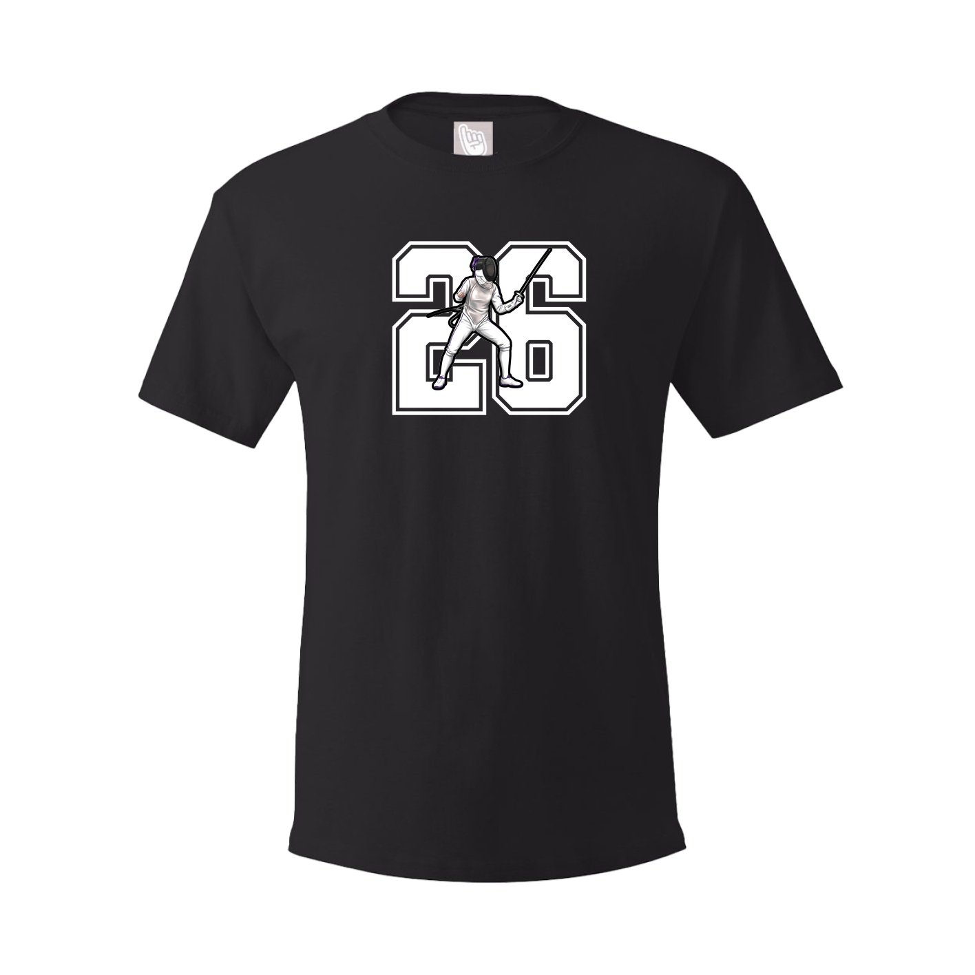 Youth Tee — Number in Black