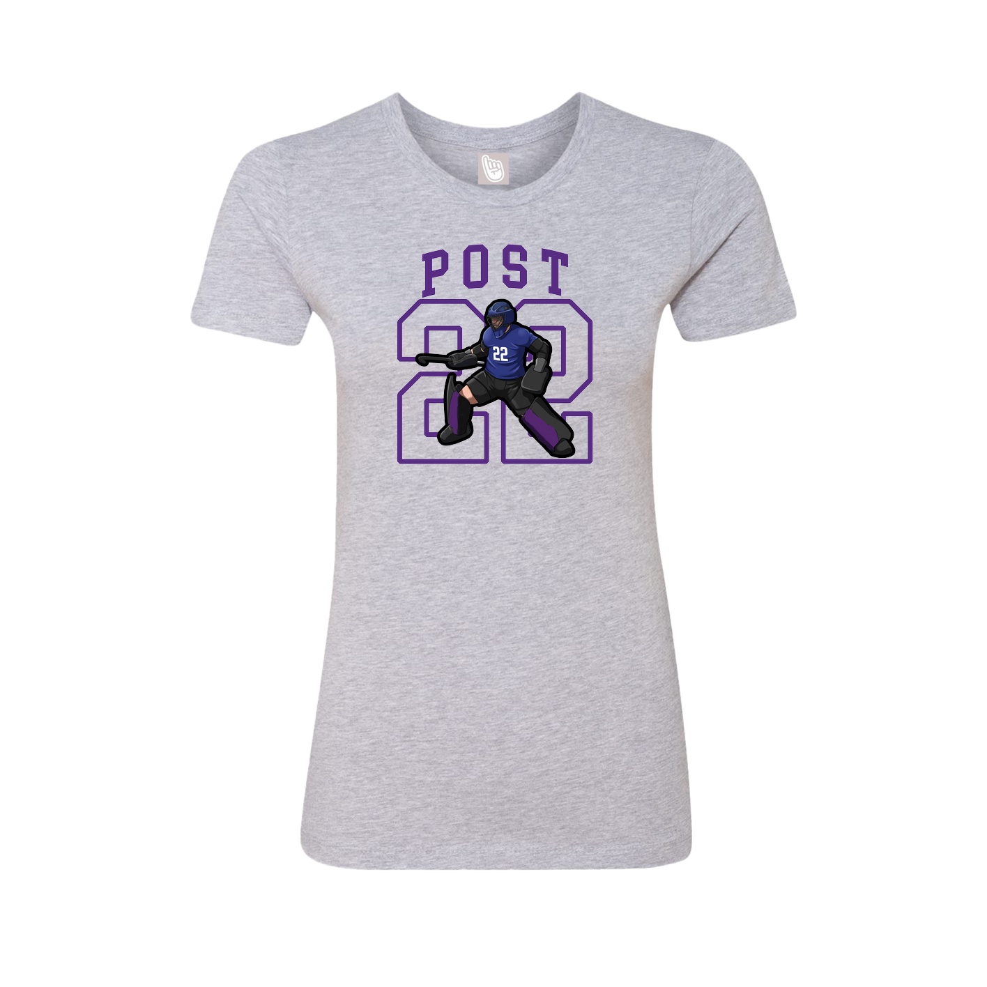 Fitted Women's Tee — Shirsey in Grey