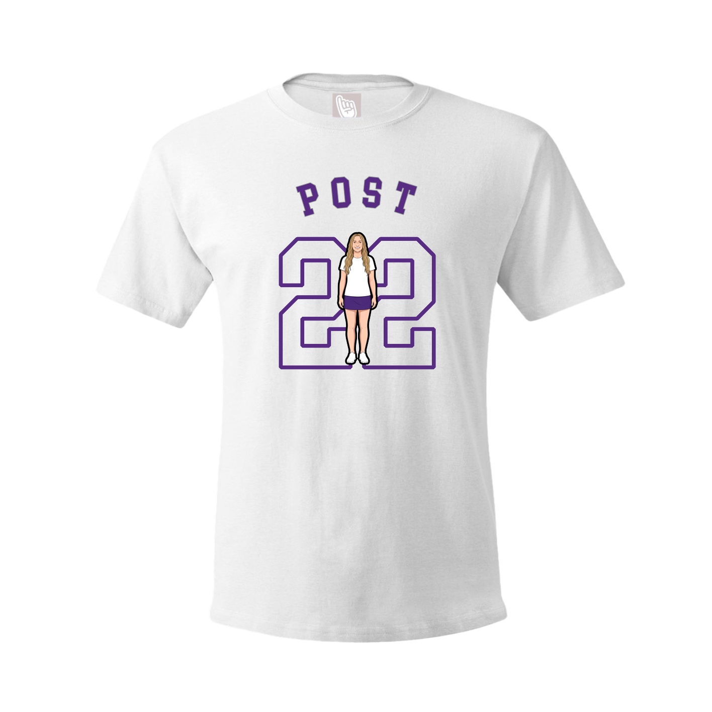 Youth Tee — Shirsey Arch in White
