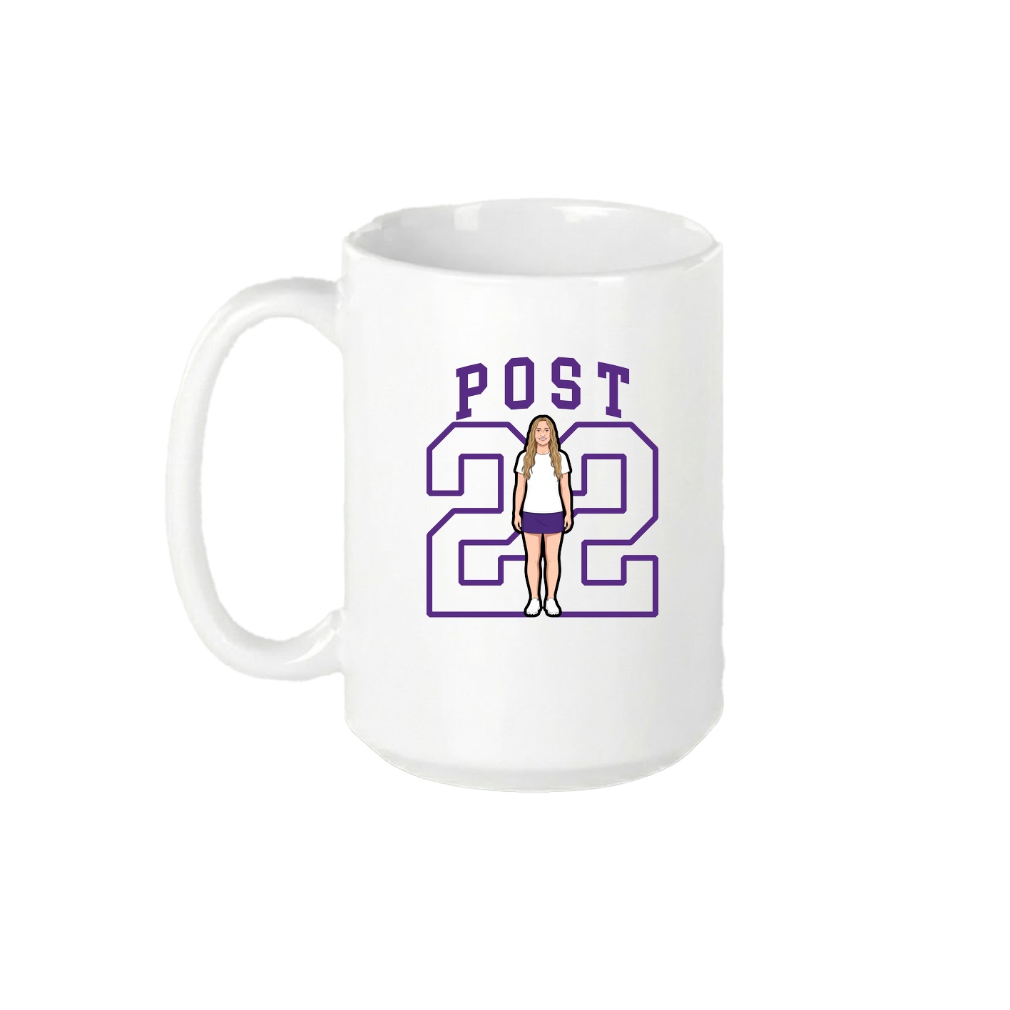 15oz Coffee Mug — Shirsey in White