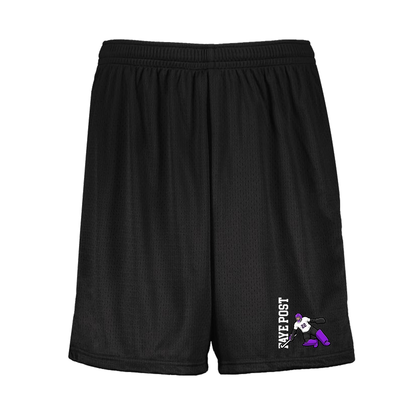Shorts — Name Vertical in Black