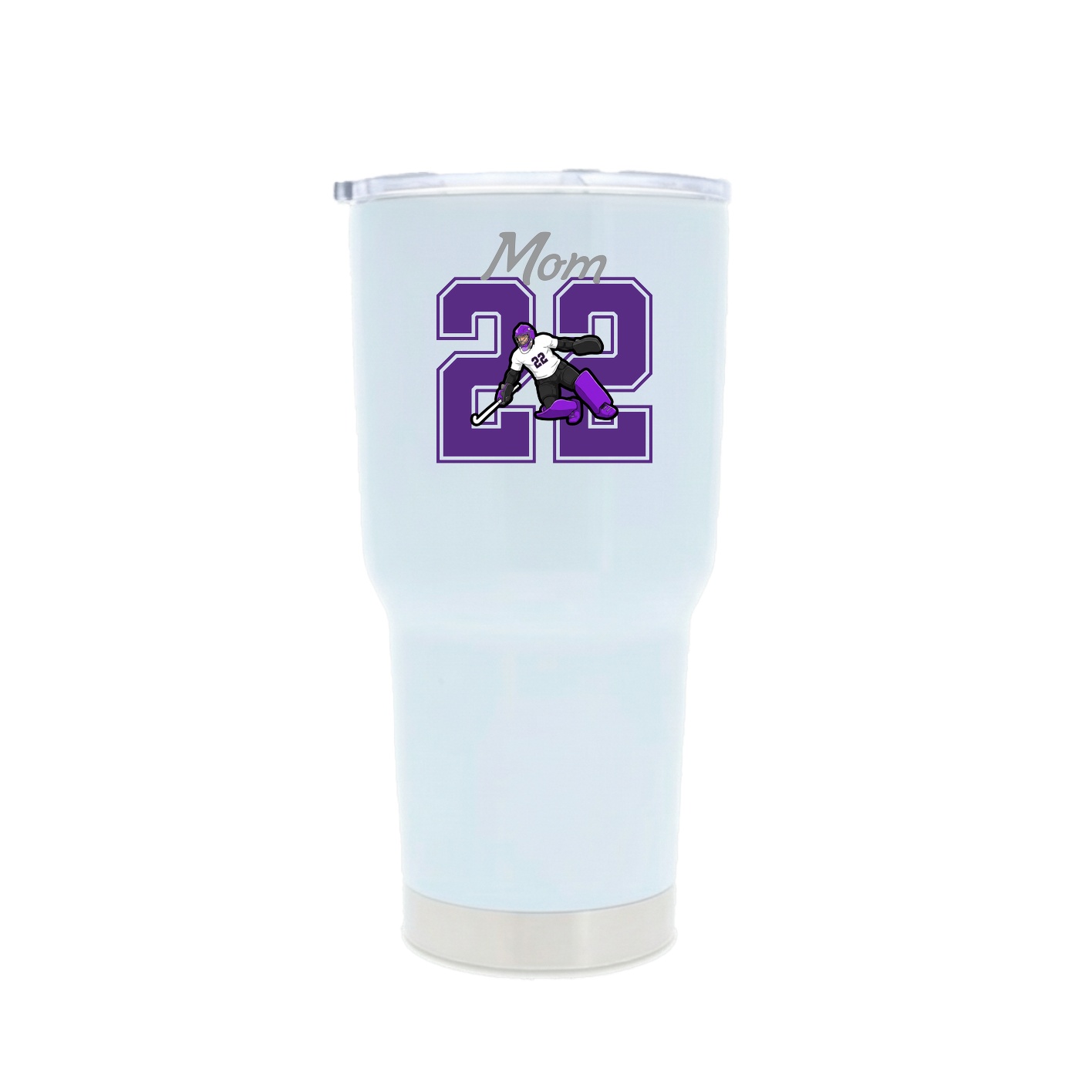 30oz Stainless Steel Tumbler — Mothers Day Shirsey in White
