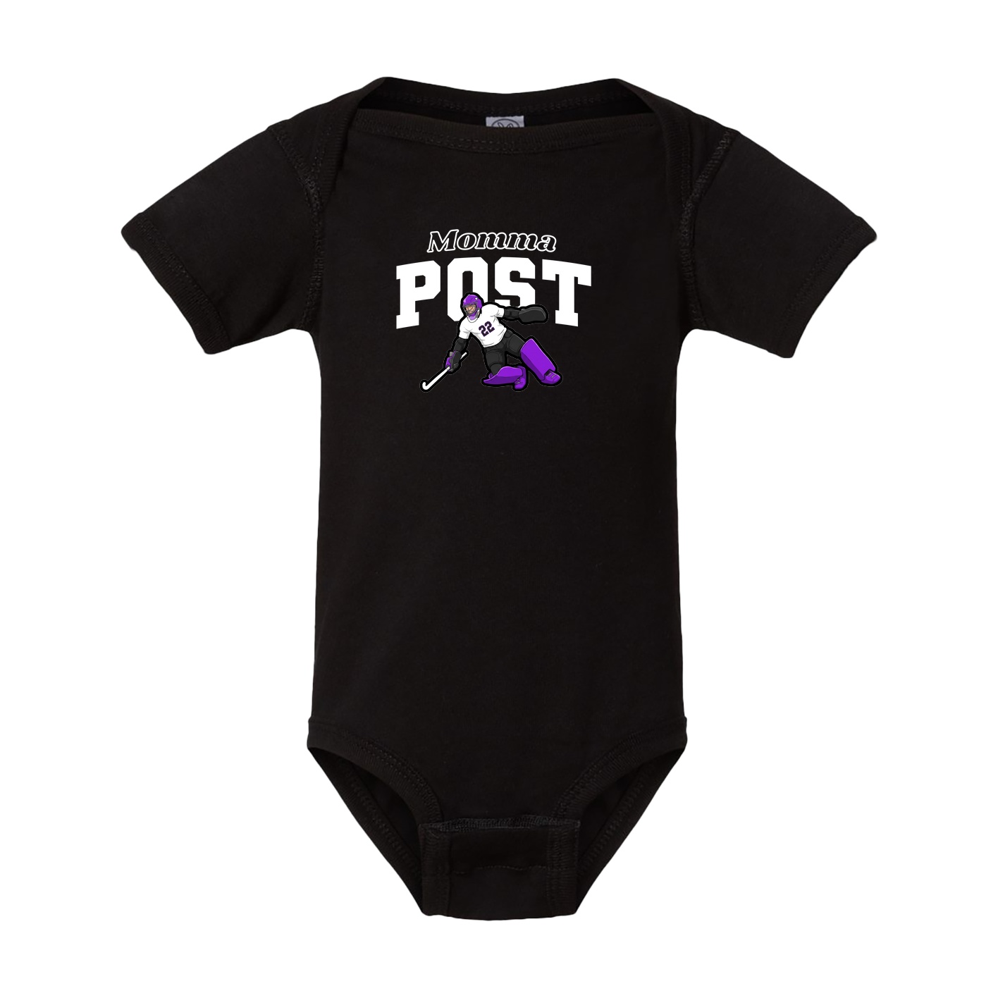 Baby Onesie — Mothers Day Block in Black