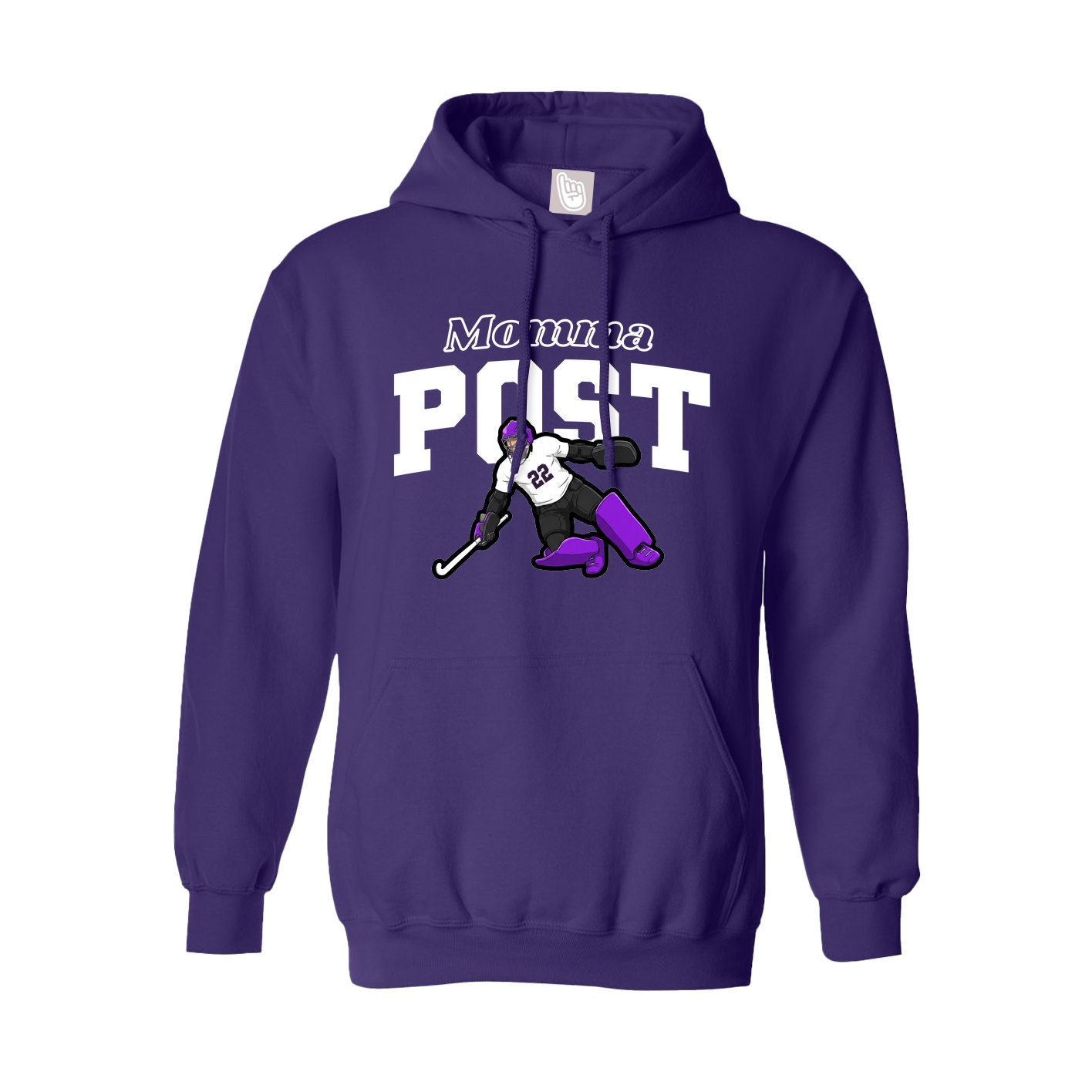 Hoodie — Mothers Day Block in Purple
