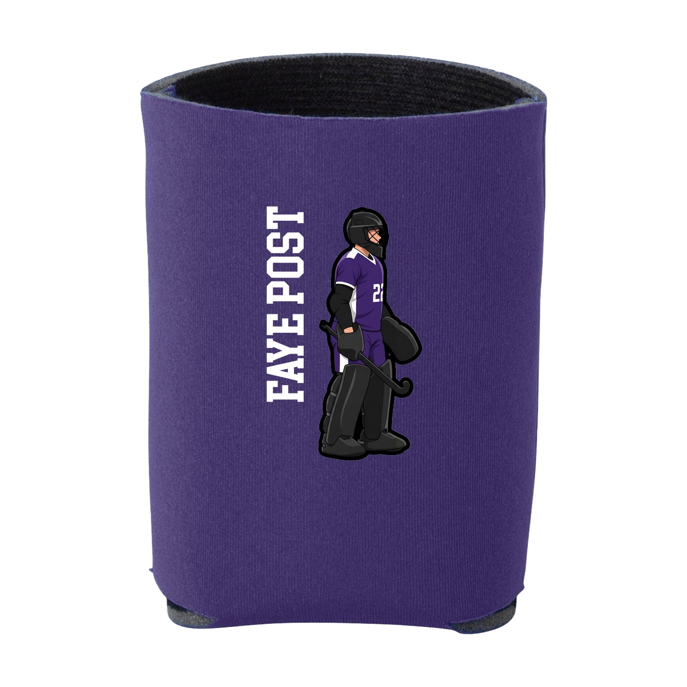 Can Holder — Name Vertical in Purple