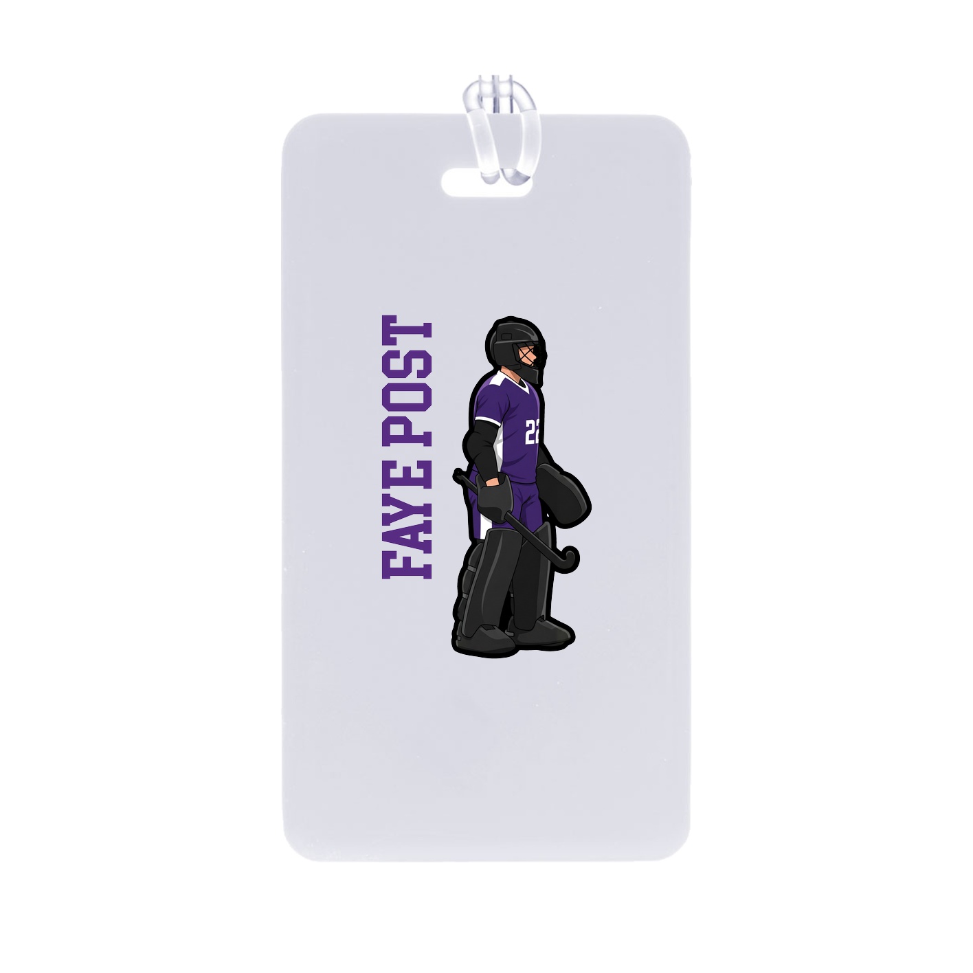 Bag Tag — Name Vertical in Classic