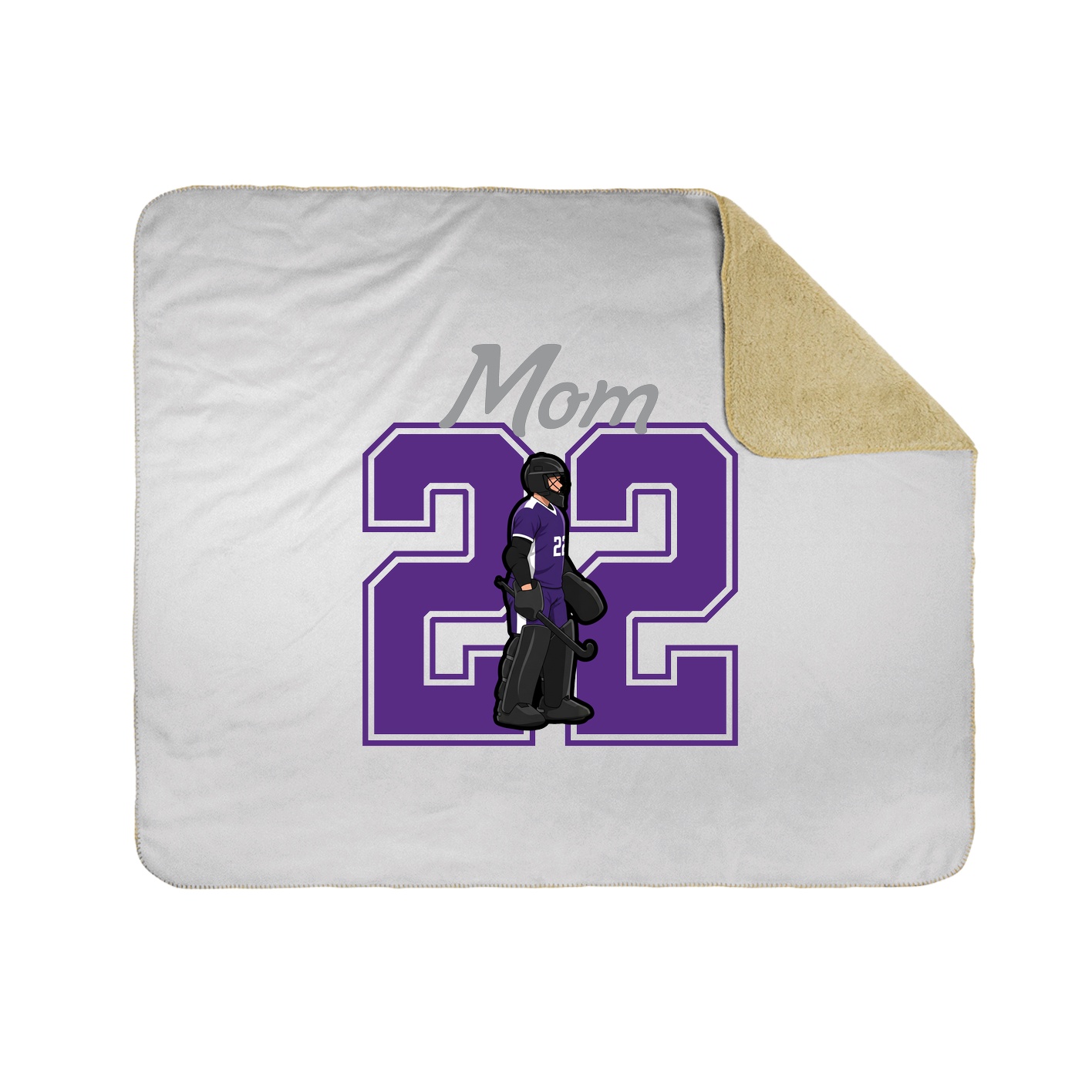 Throw Blanket — Mothers Day Shirsey in White