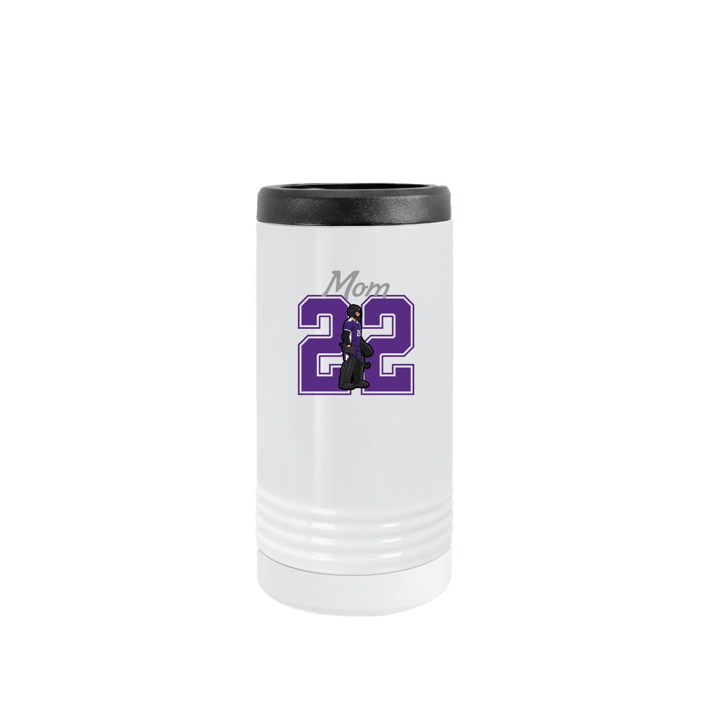 Slim Beverage Holder — Mothers Day Shirsey in White