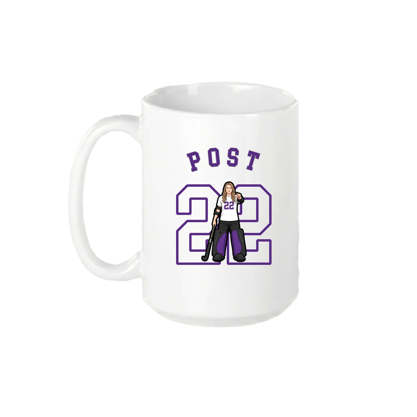 15oz Coffee Mug — Shirsey Arch in White