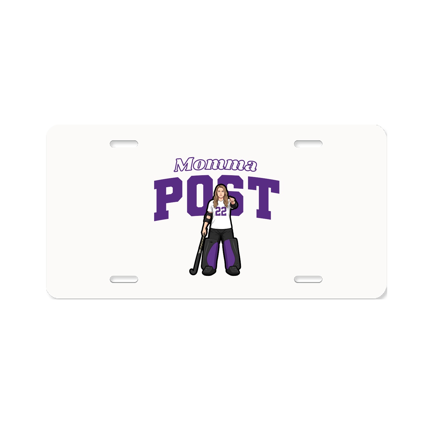 License Plate — Mothers Day Block in Classic