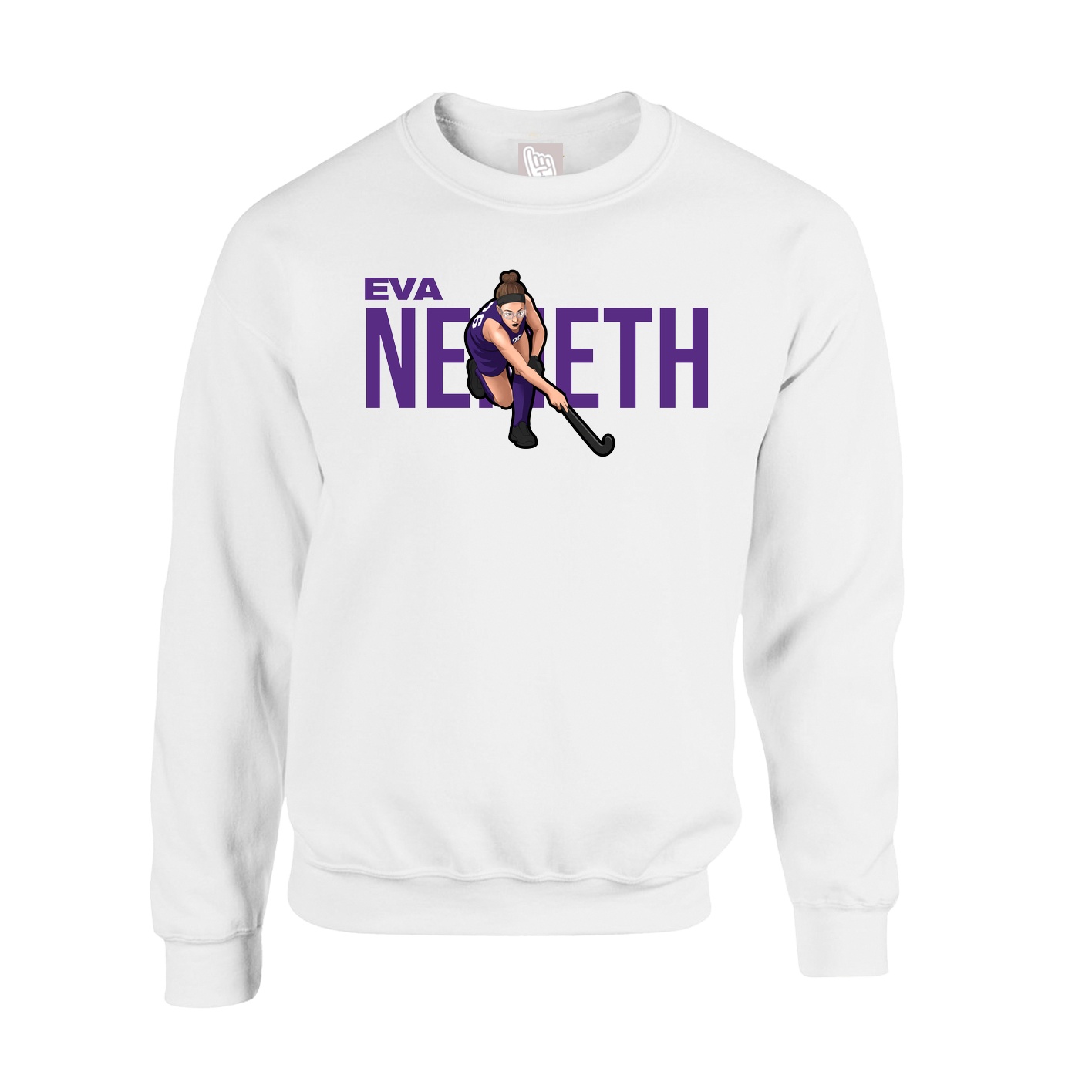Fleece Crew — Player Name in White