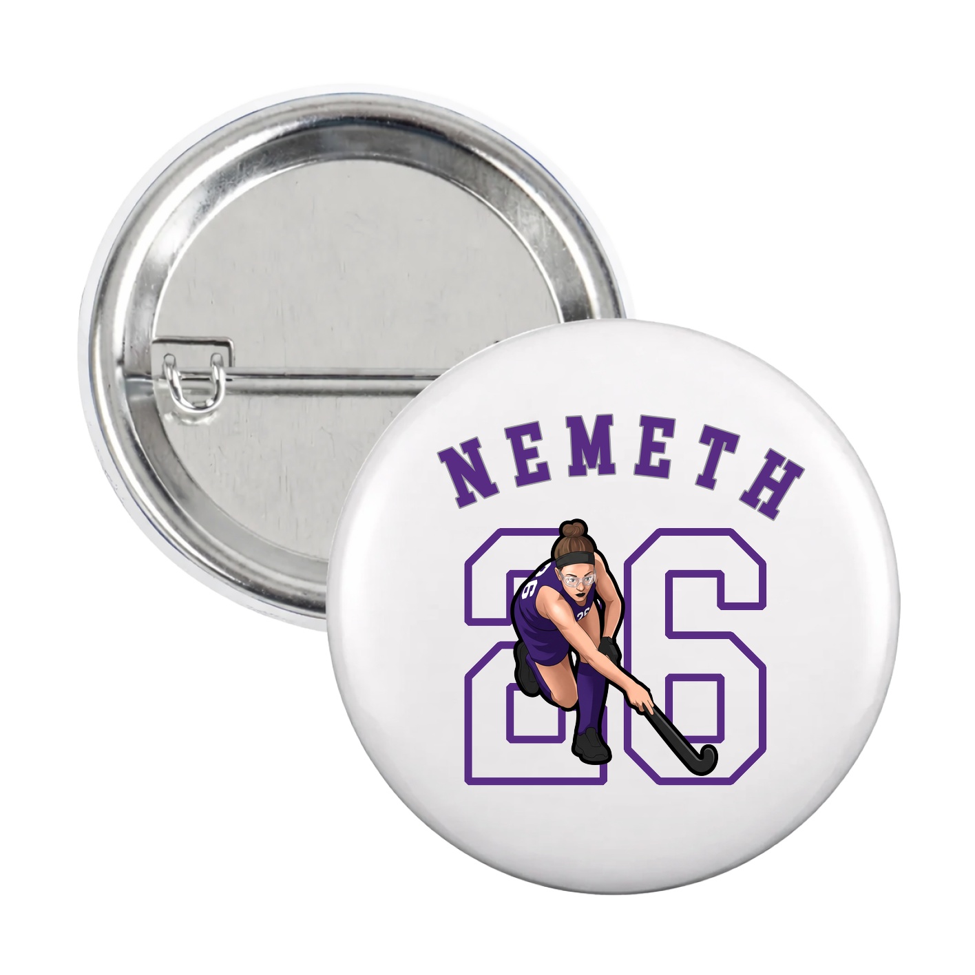 Game Day Button — Shirsey Arch in White