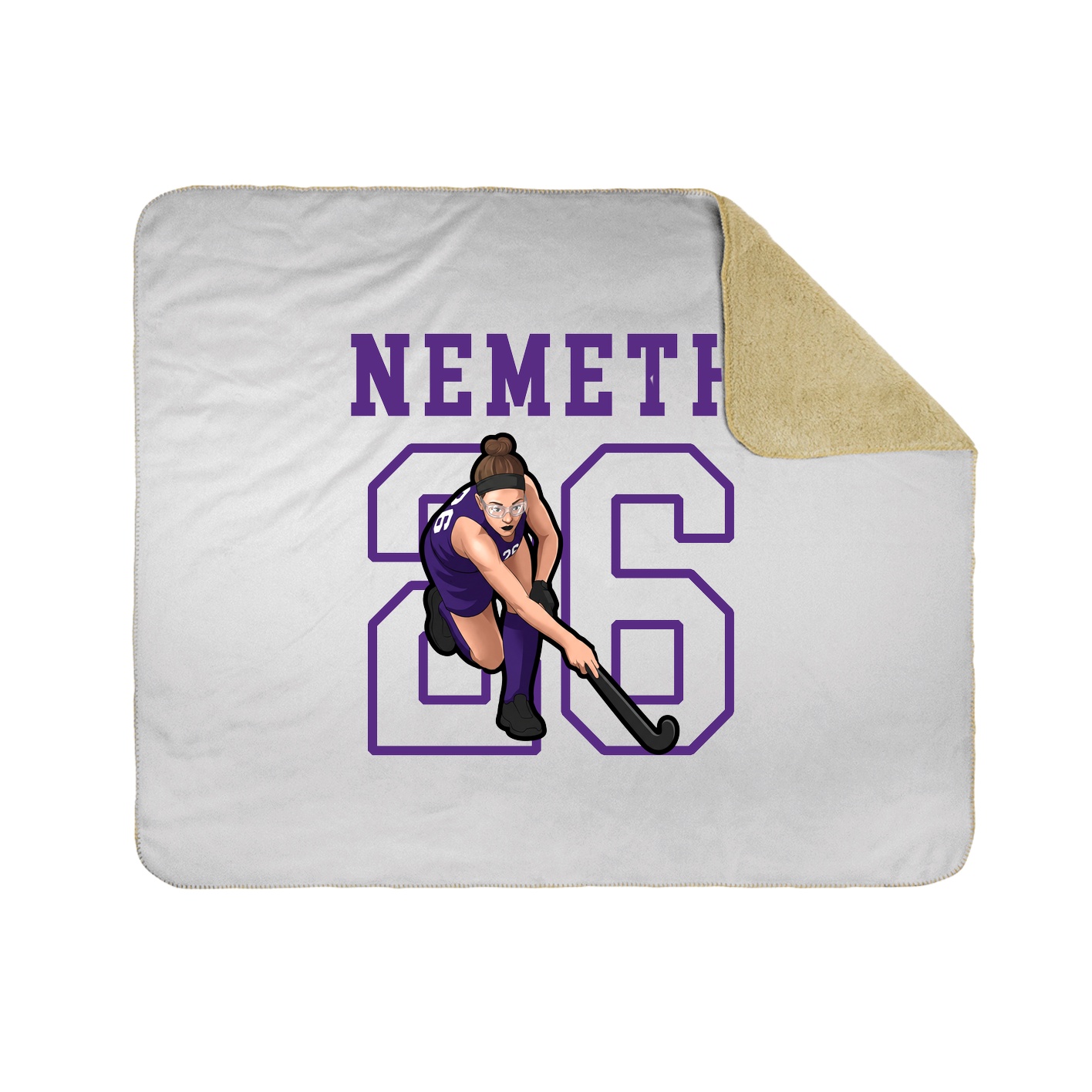 Throw Blanket — Shirsey in White