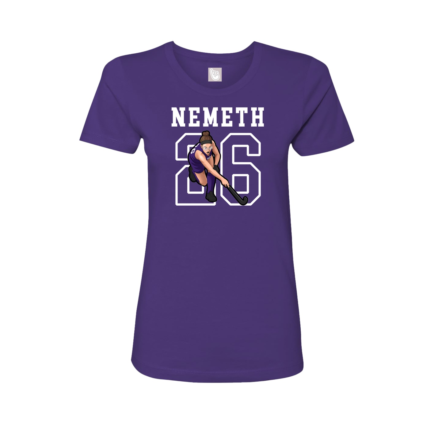 Fitted Women's Tee — Shirsey in Purple