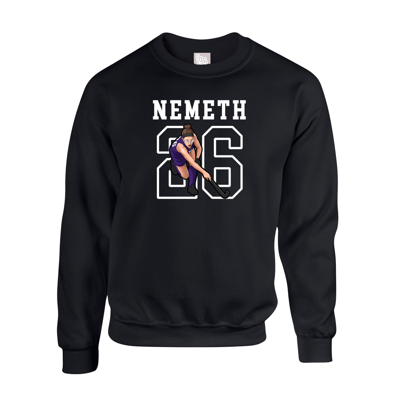 Fleece Crew — Shirsey in Black