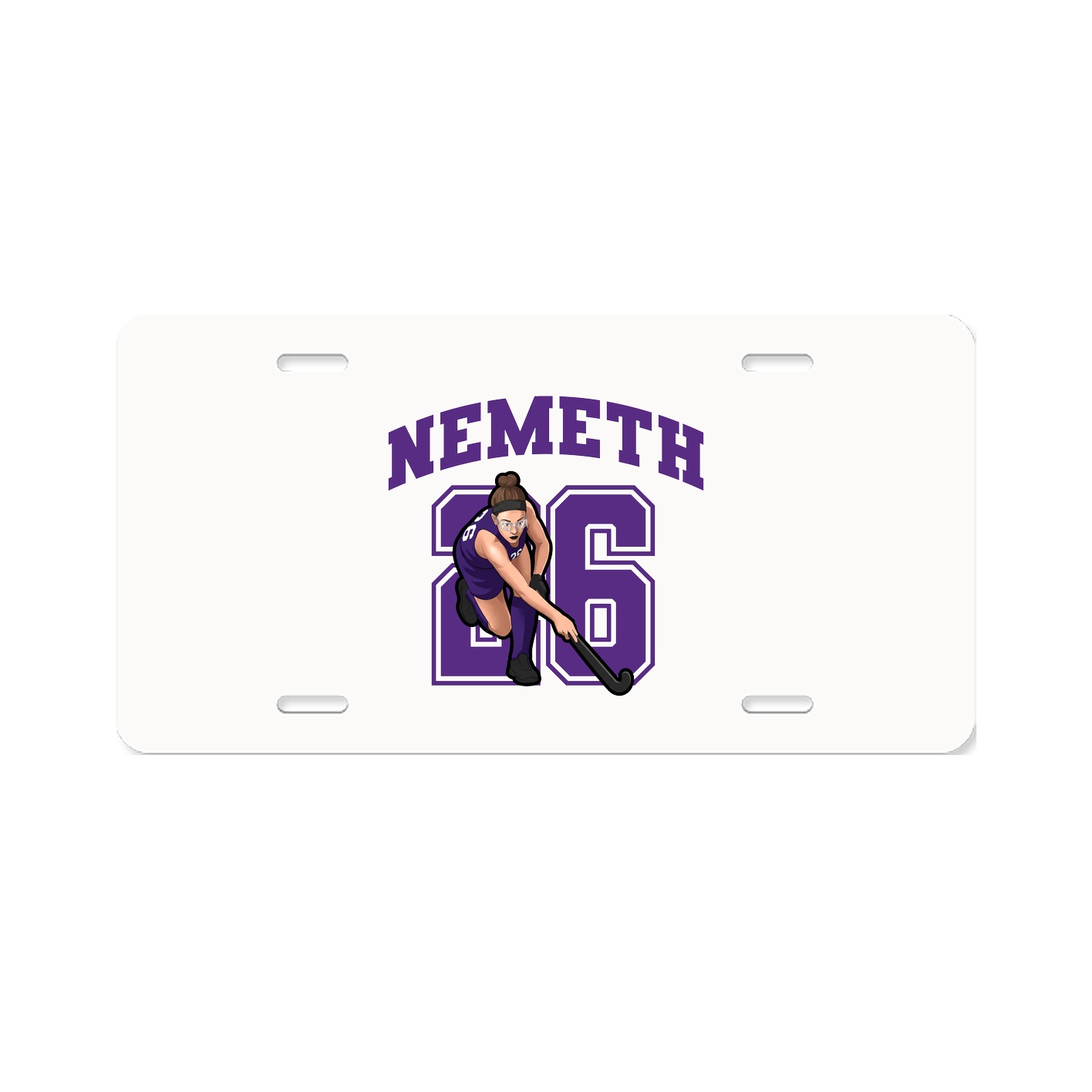 License Plate — Number in Classic