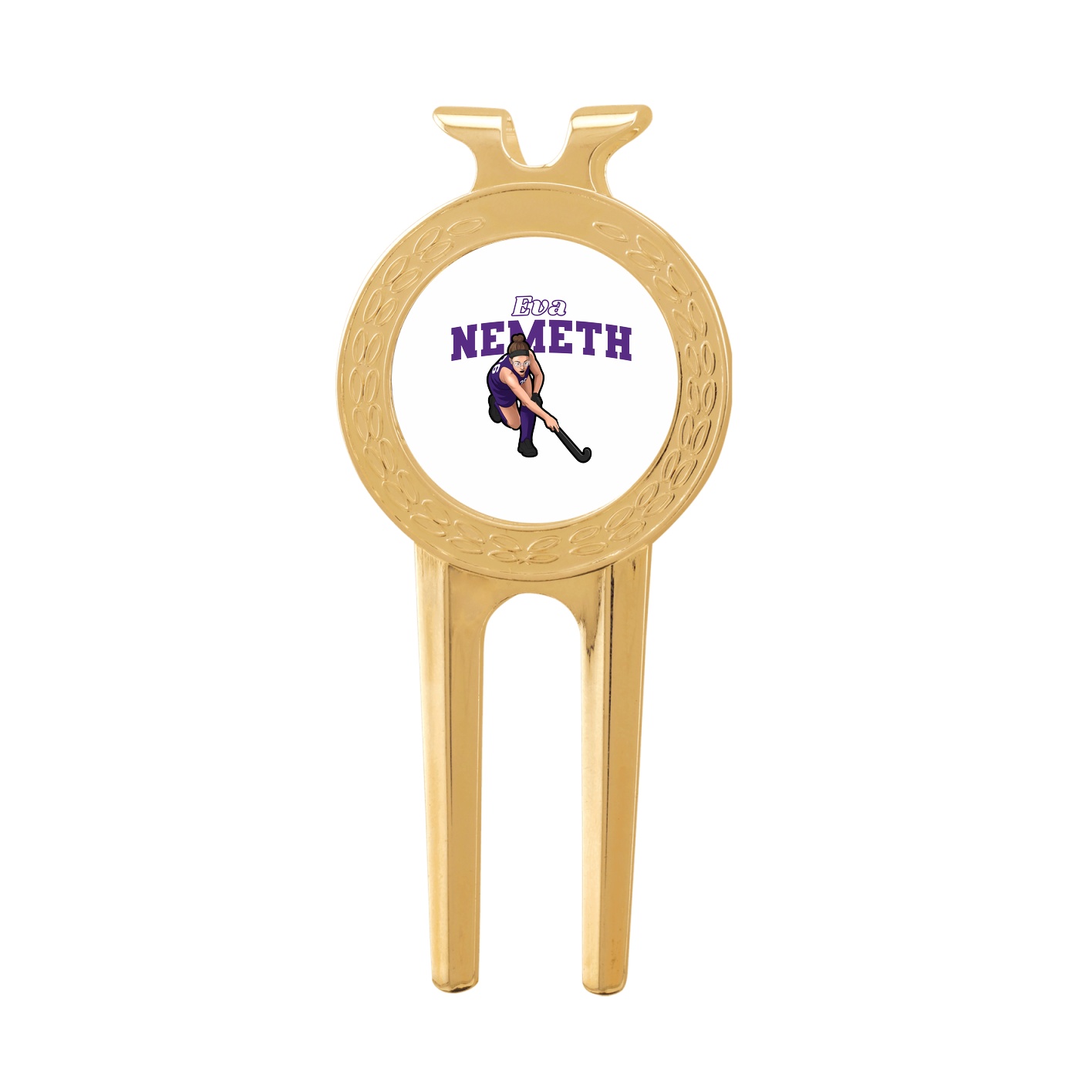 Divot Tool with Ball Marker — Name Arch in Classic