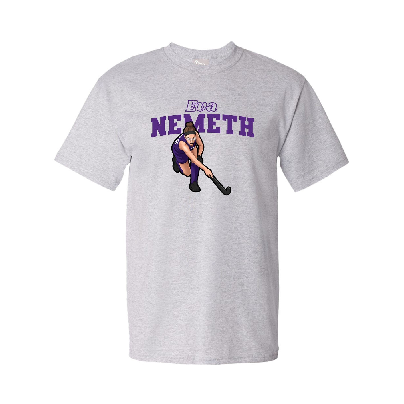 Tee — Name Arch in Grey