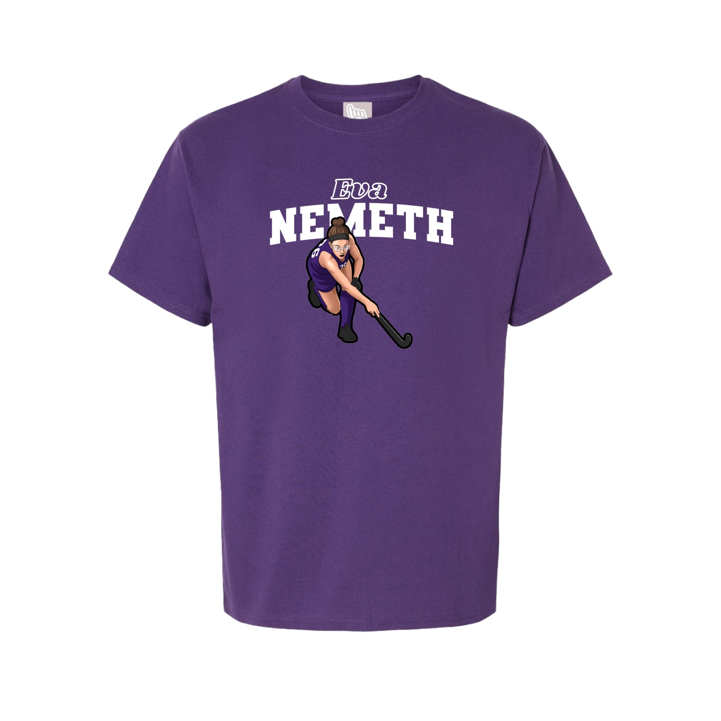 Youth Tee — Name Arch in Purple
