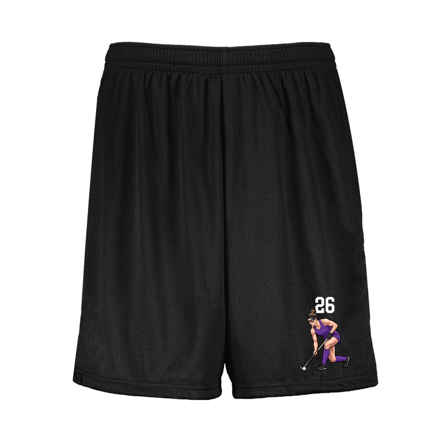 Shorts — Number Top in Black