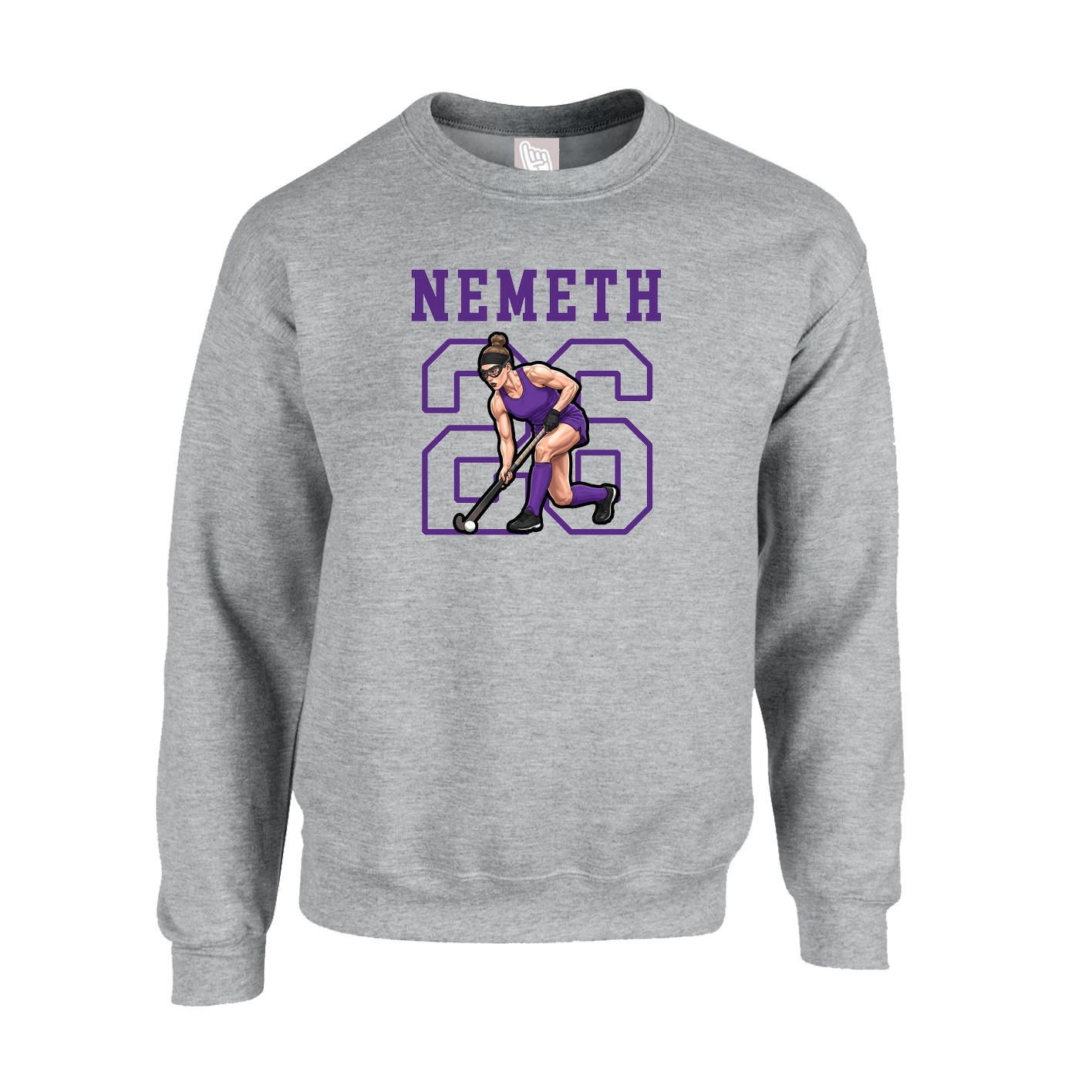 Fleece Crew — Shirsey in Grey