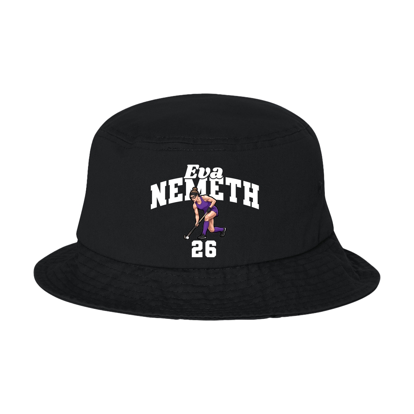 Bucket Cap — Signature Arch in Black
