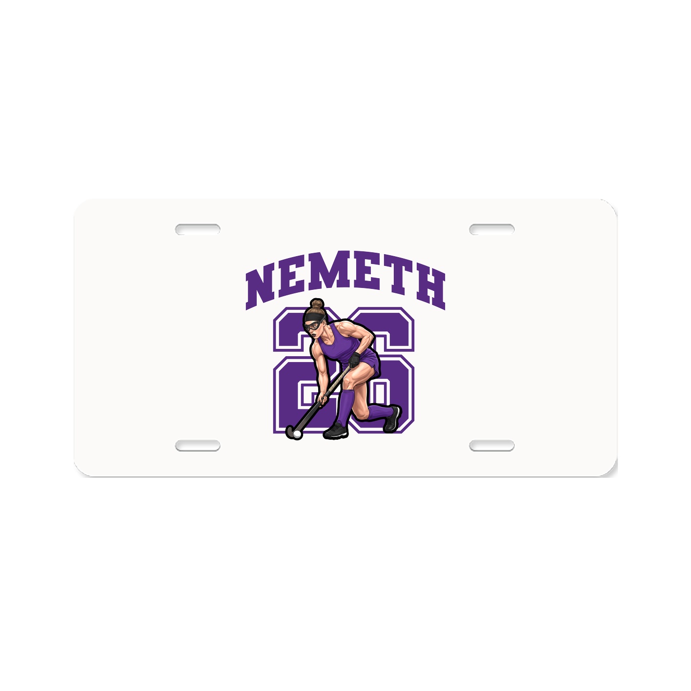 License Plate — Number in Classic