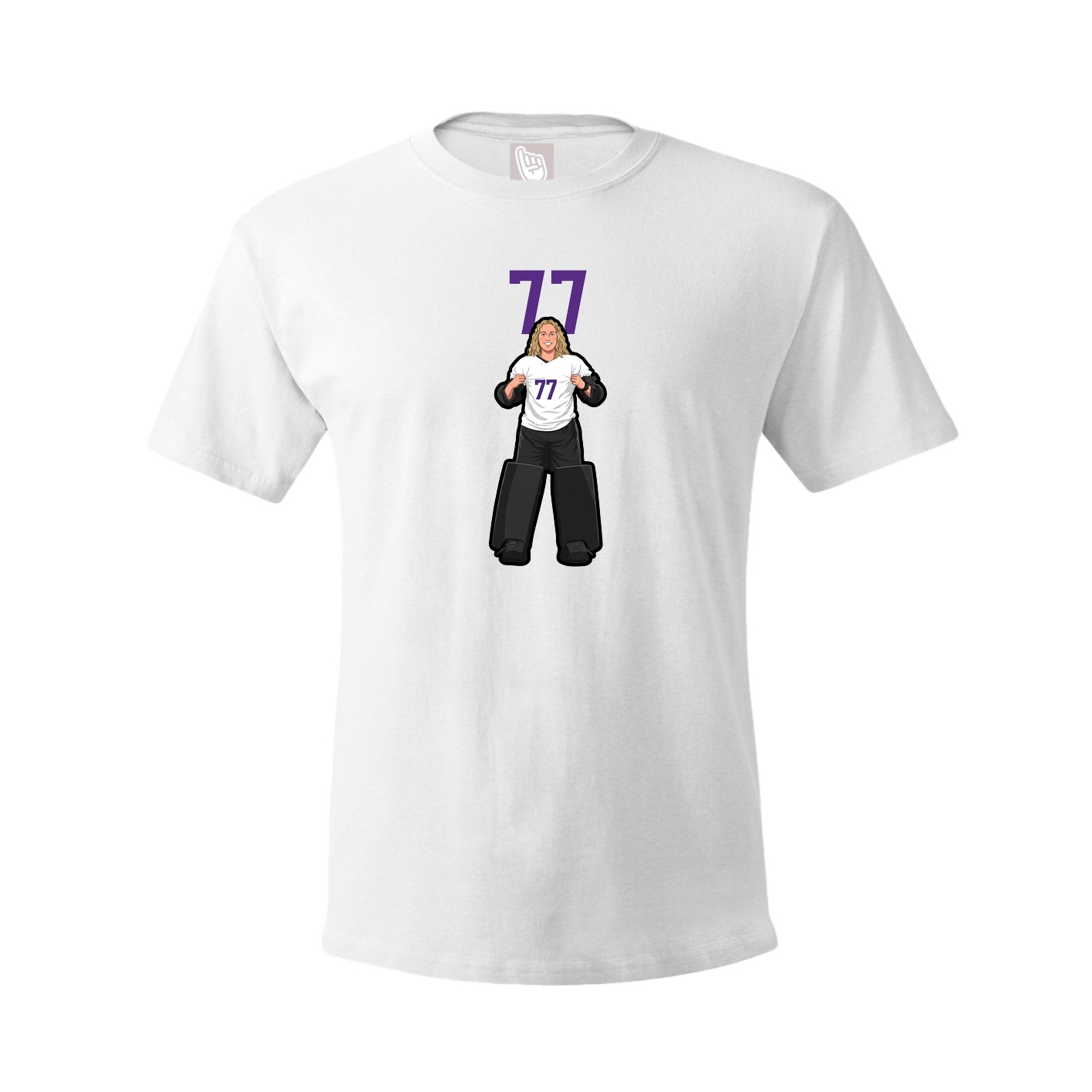 Tee — Number Top in White