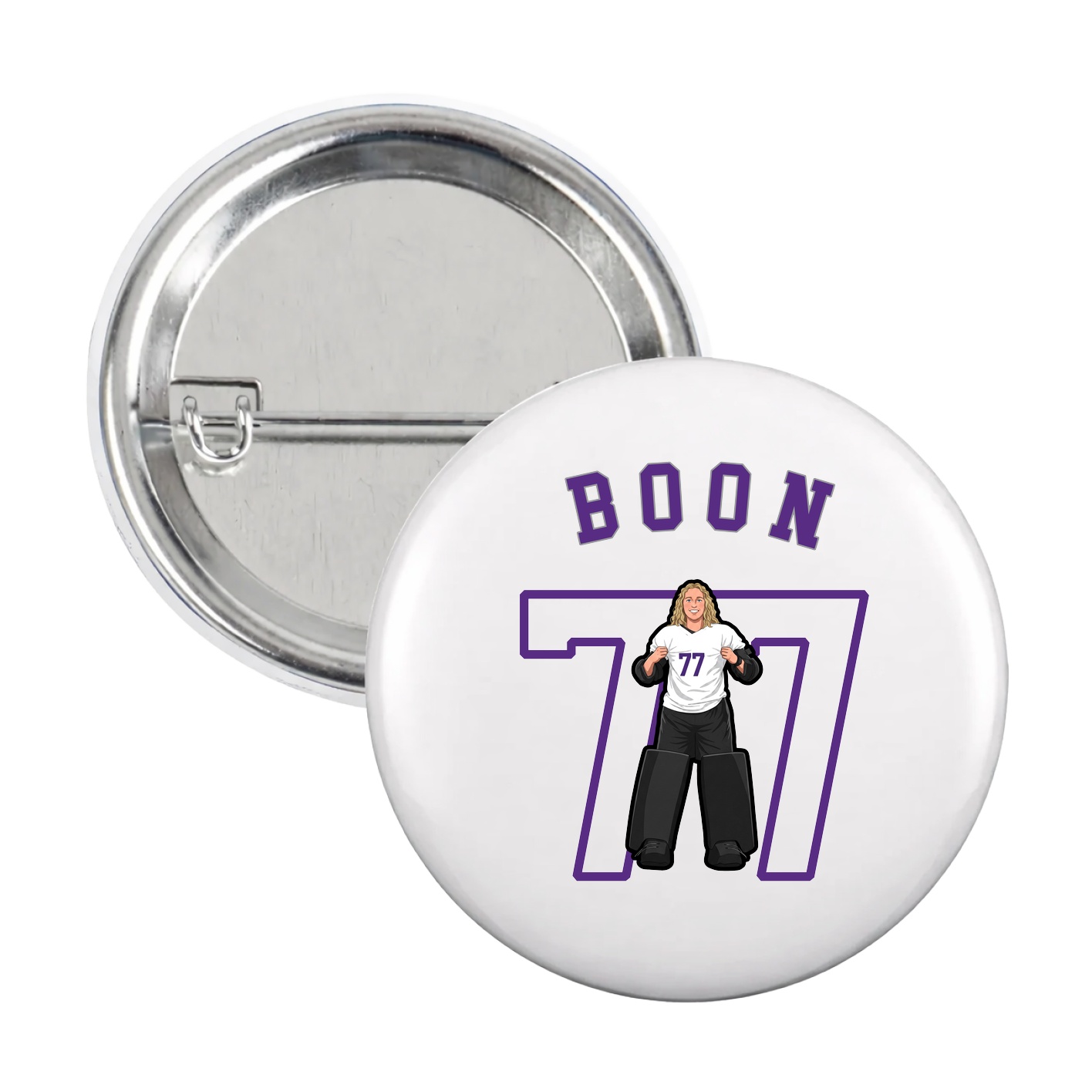 Game Day Button — Shirsey Arch in White