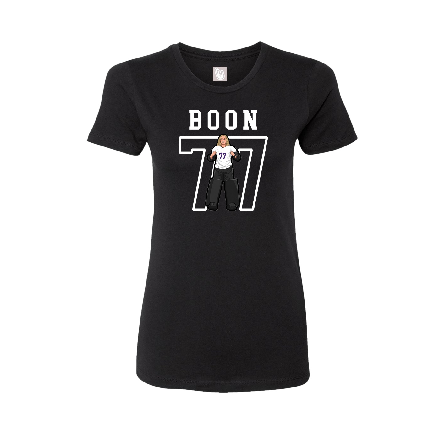 Fitted Women's Tee — Shirsey in Black