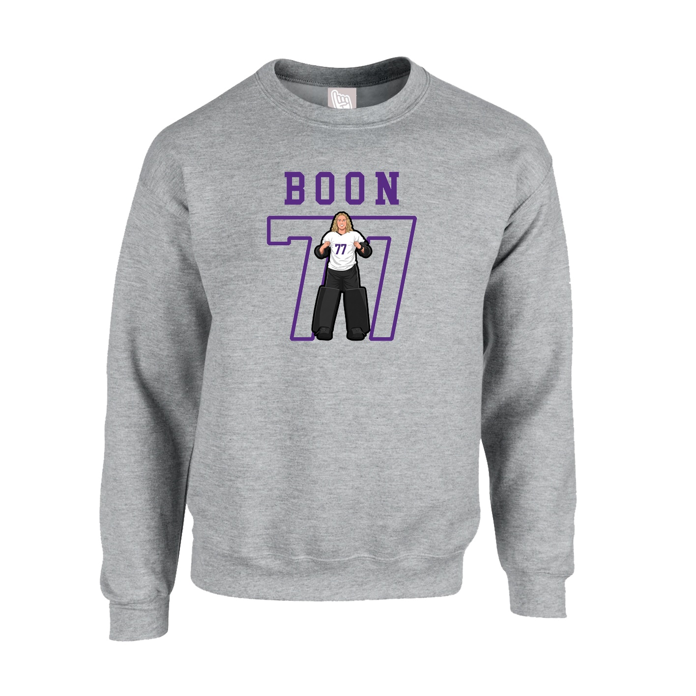 Fleece Crew — Shirsey in Grey
