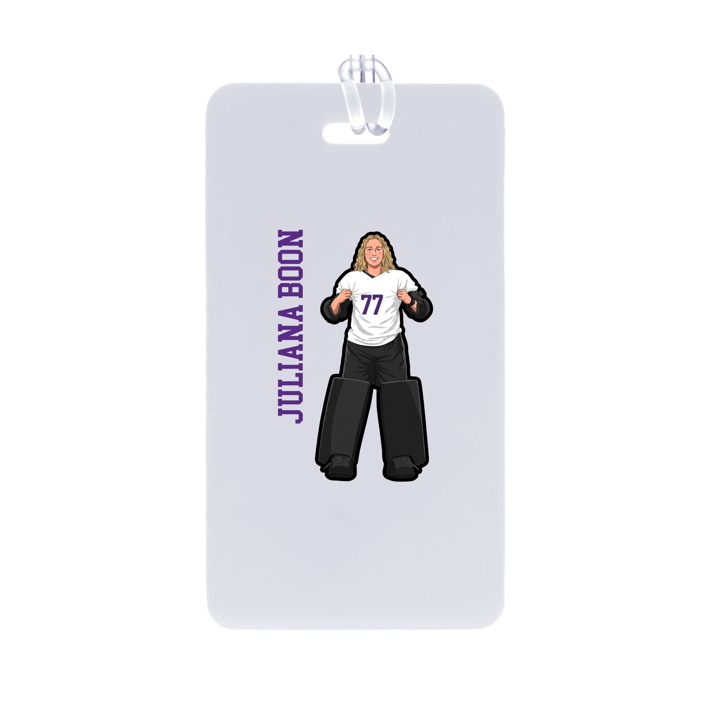 Bag Tag — Name Vertical in Classic