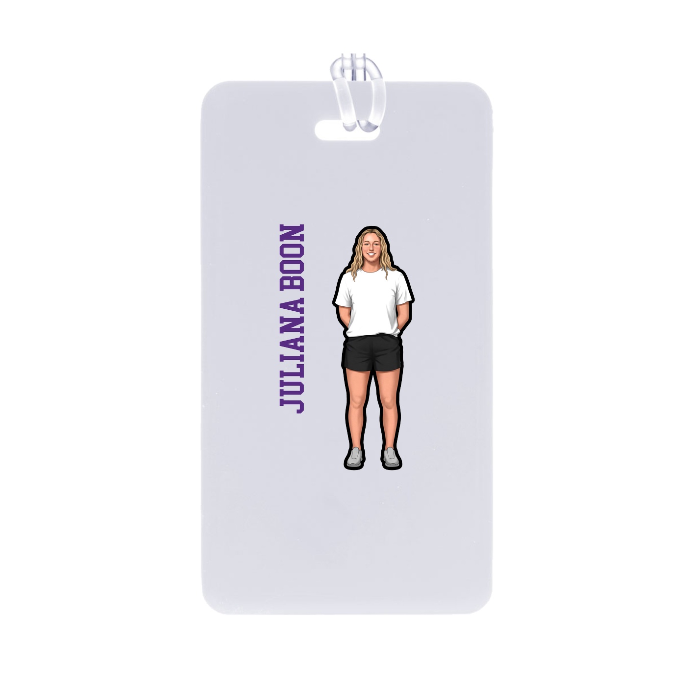 Bag Tag — Name Vertical in Classic