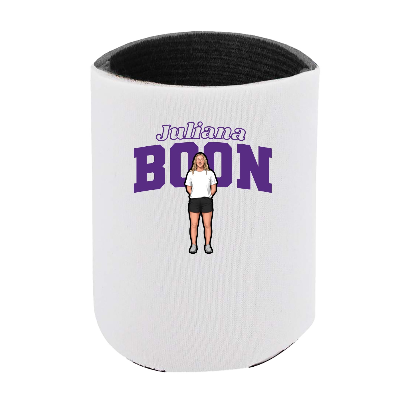 Can Holder — Name Arch in White