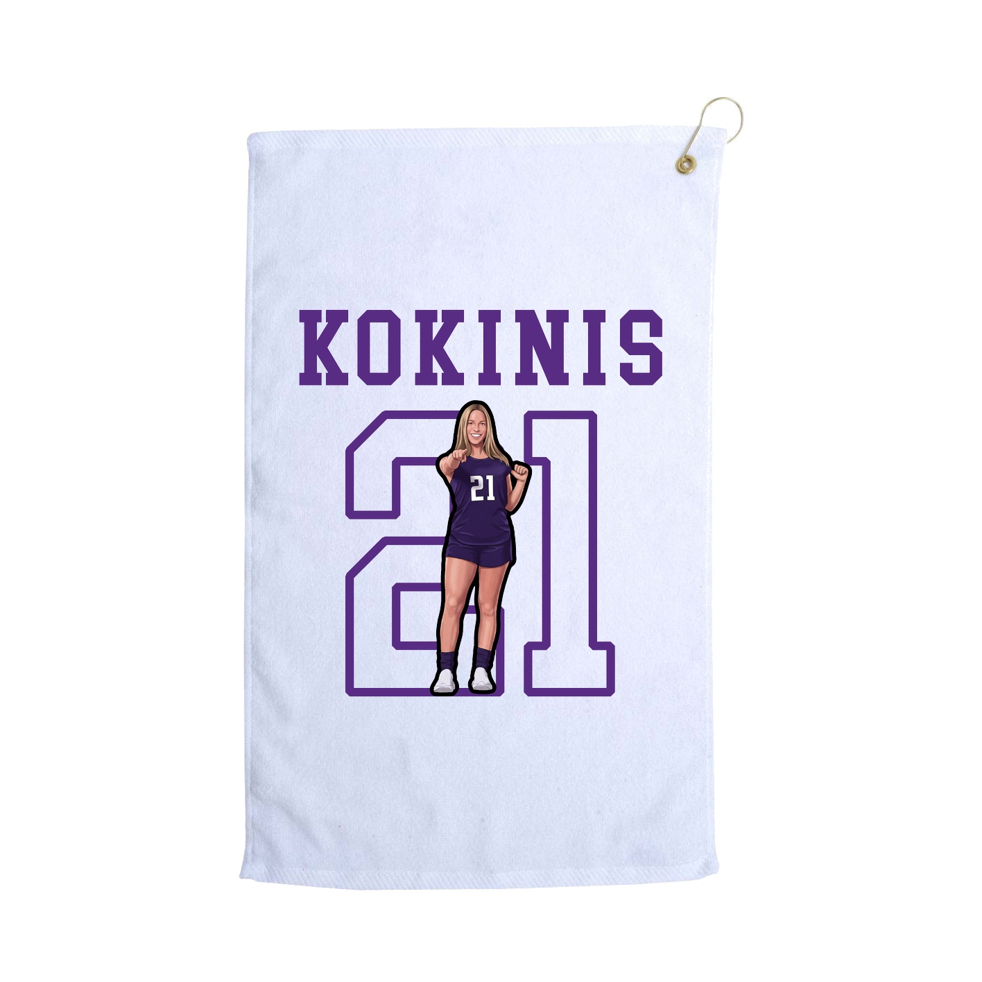 Golf Towel — Shirsey in White