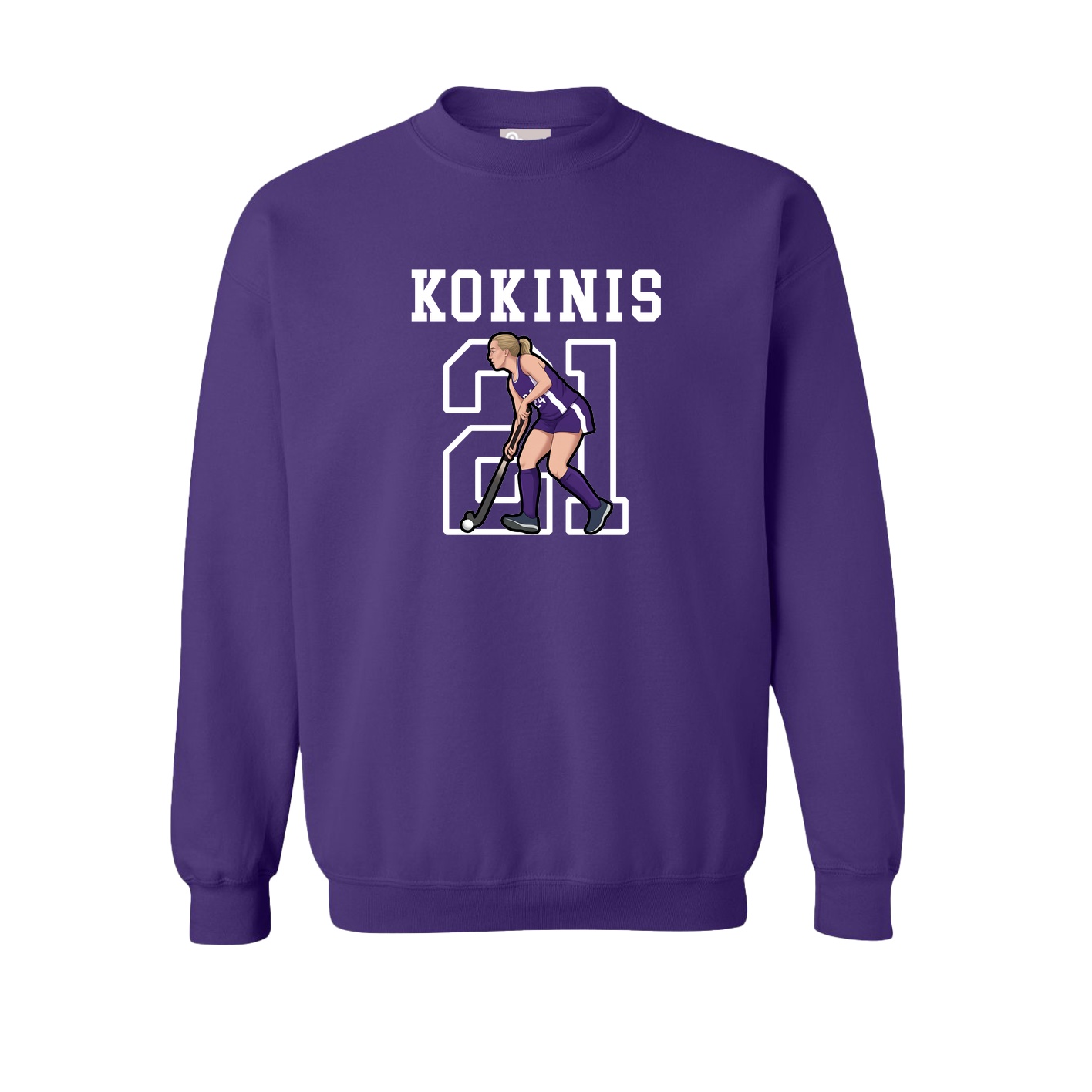 Fleece Crew — Shirsey in Purple