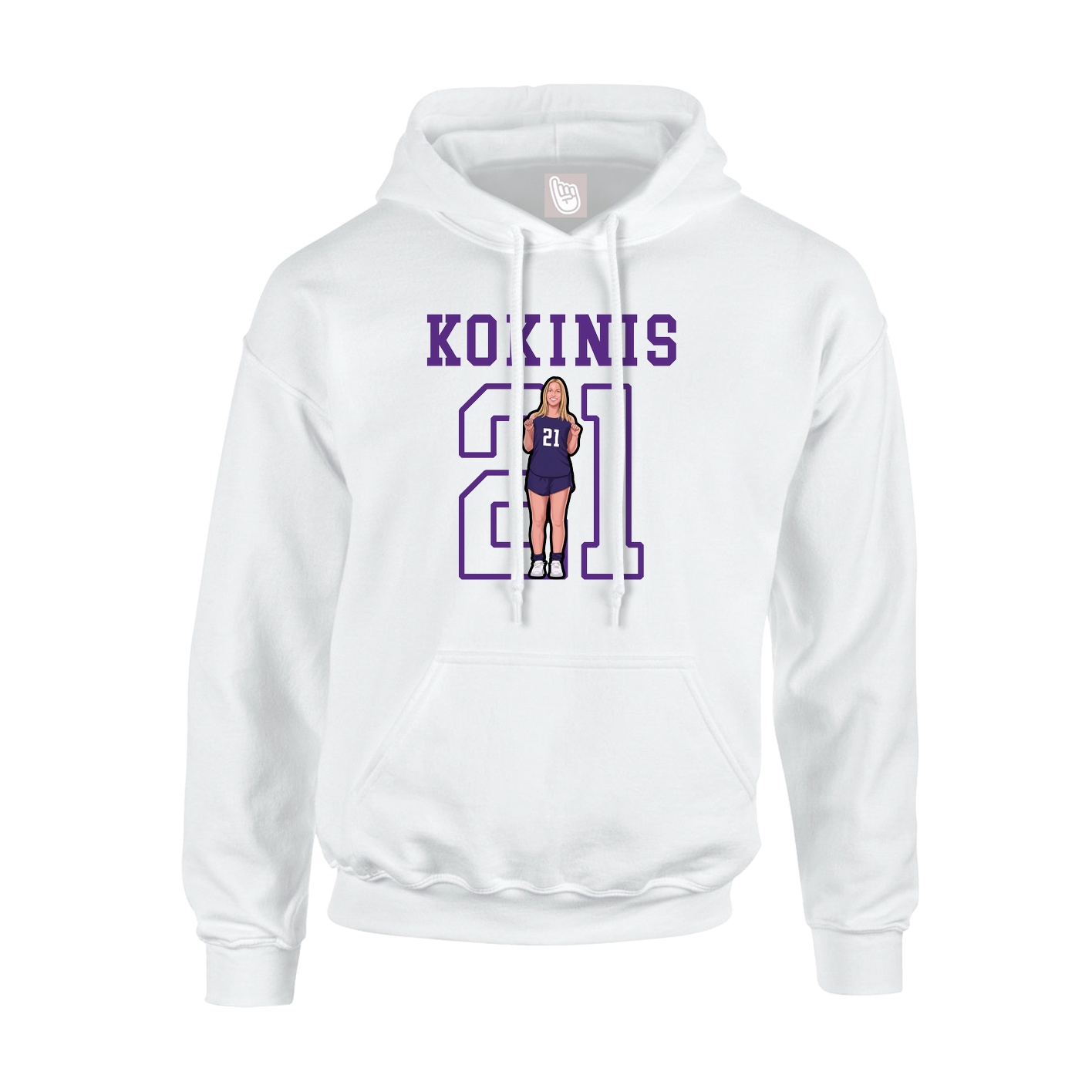 Hoodie — Shirsey in White
