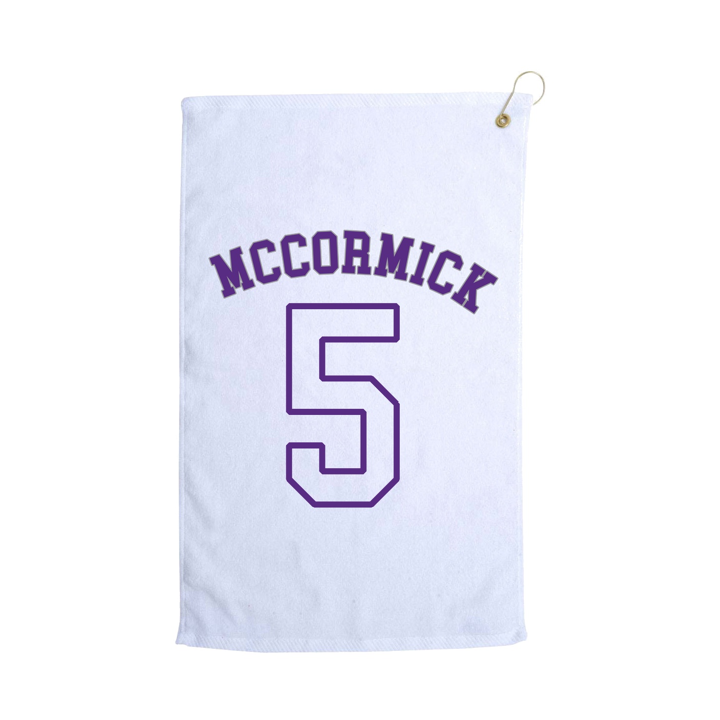 Golf Towel — Shirsey Arch in White