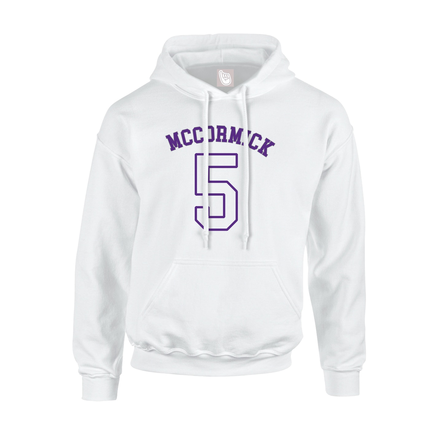 Hoodie — Shirsey Arch in White