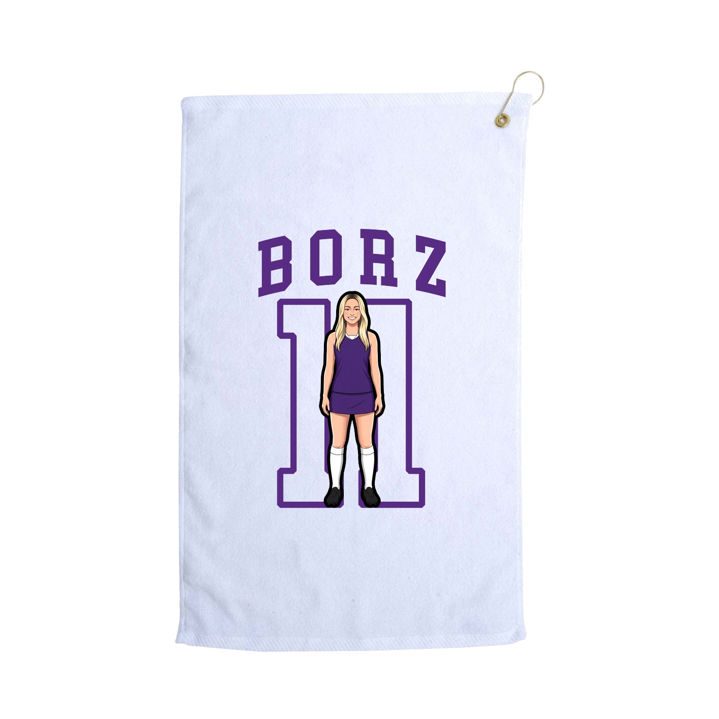 Golf Towel — Shirsey in White