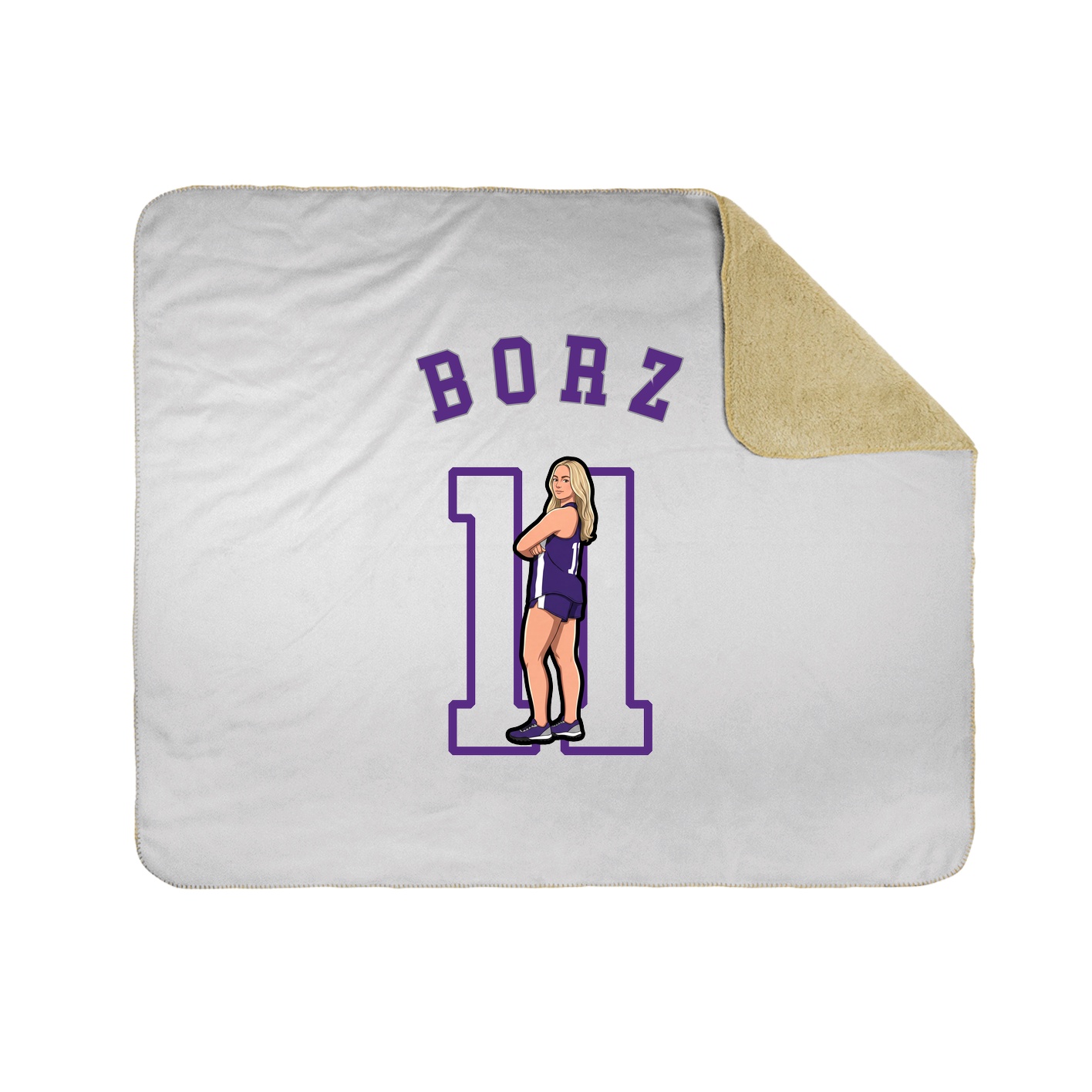 Throw Blanket — Shirsey Arch in White