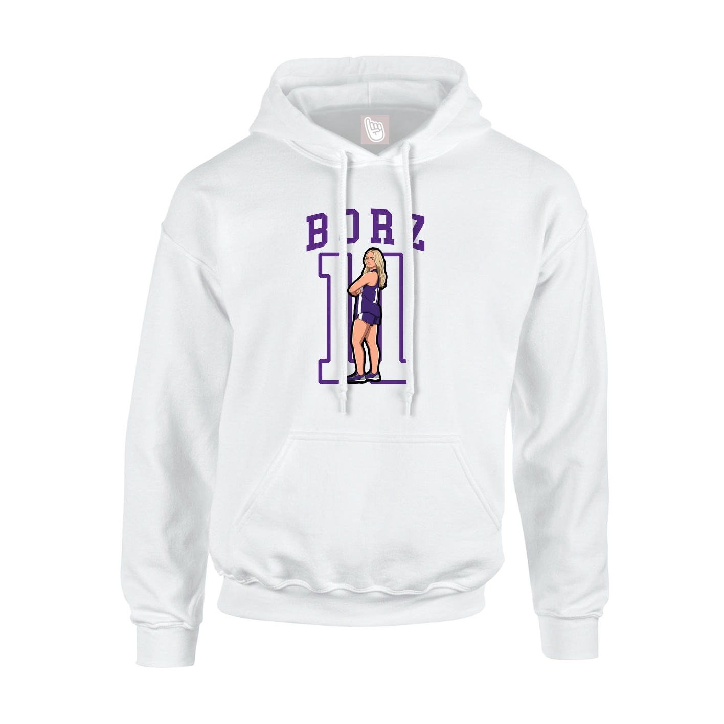 Youth Hoodie — Shirsey in White