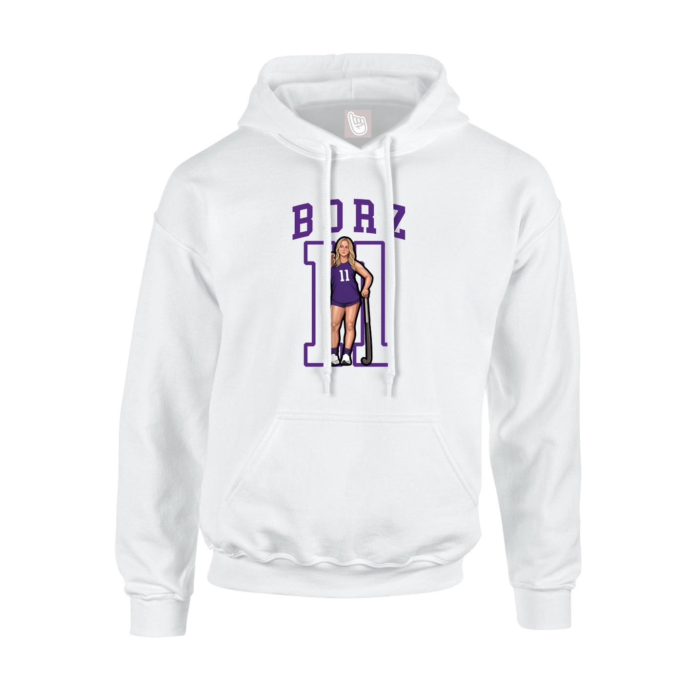 Hoodie — Shirsey in White