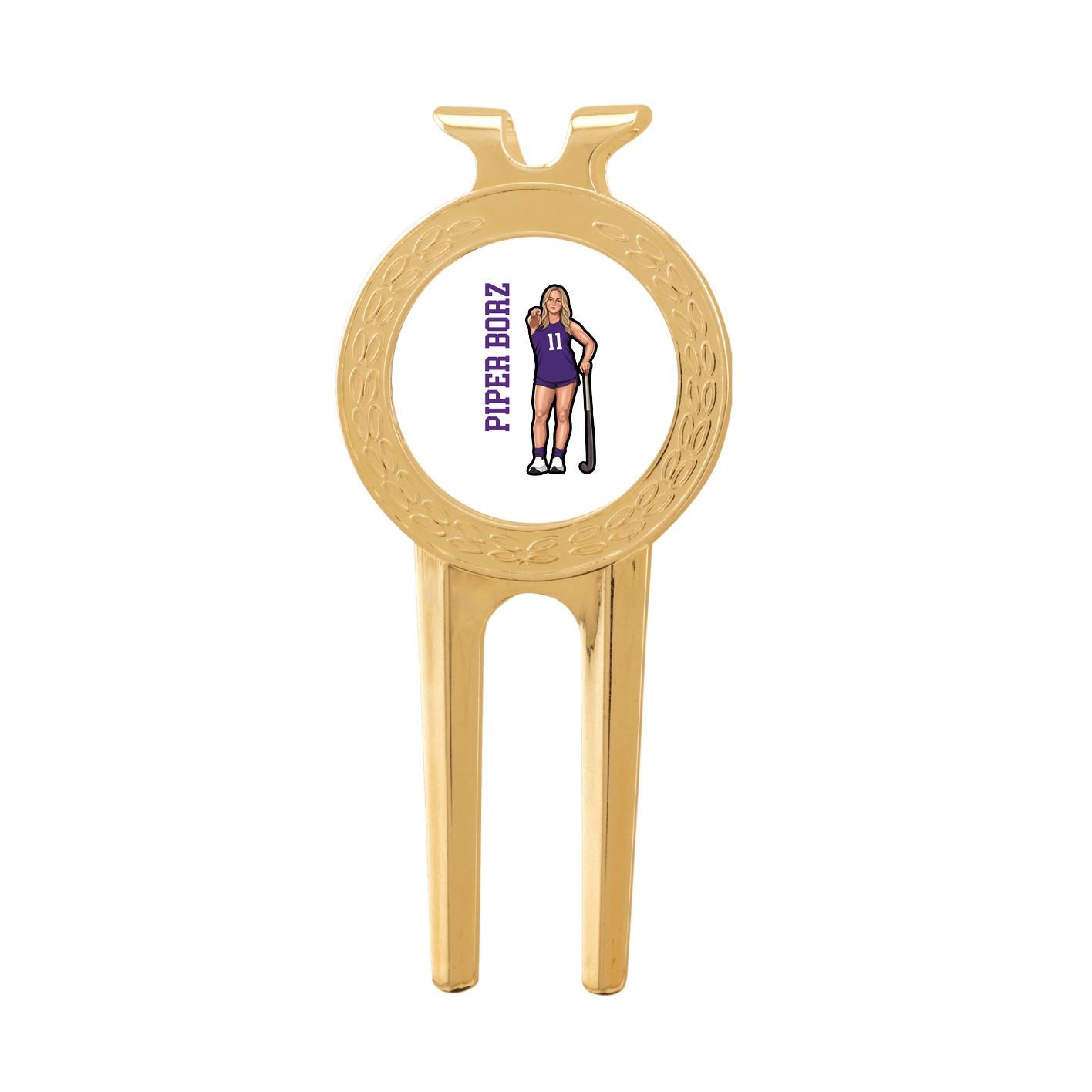 Divot Tool with Ball Marker — Name Vertical in Classic